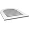 Ekena Millwork Round Top Surface Mount PVC Gable Vent: Functional, w/ 3-1/2"W x 1"P Standard Frame, 24"W x 32"H GVPRT24X3201SF - alternate 4